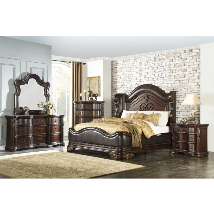 1603-4M Marble Top Night Stand - 1603-4M