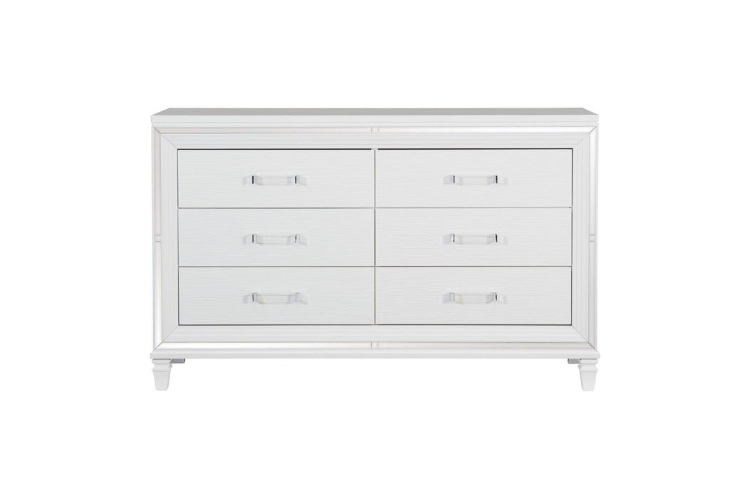 Tamsin 6 Piece Eastern King Platform Bedroom Set In White 1616Wk-1Ek-6Set | Homelegance
