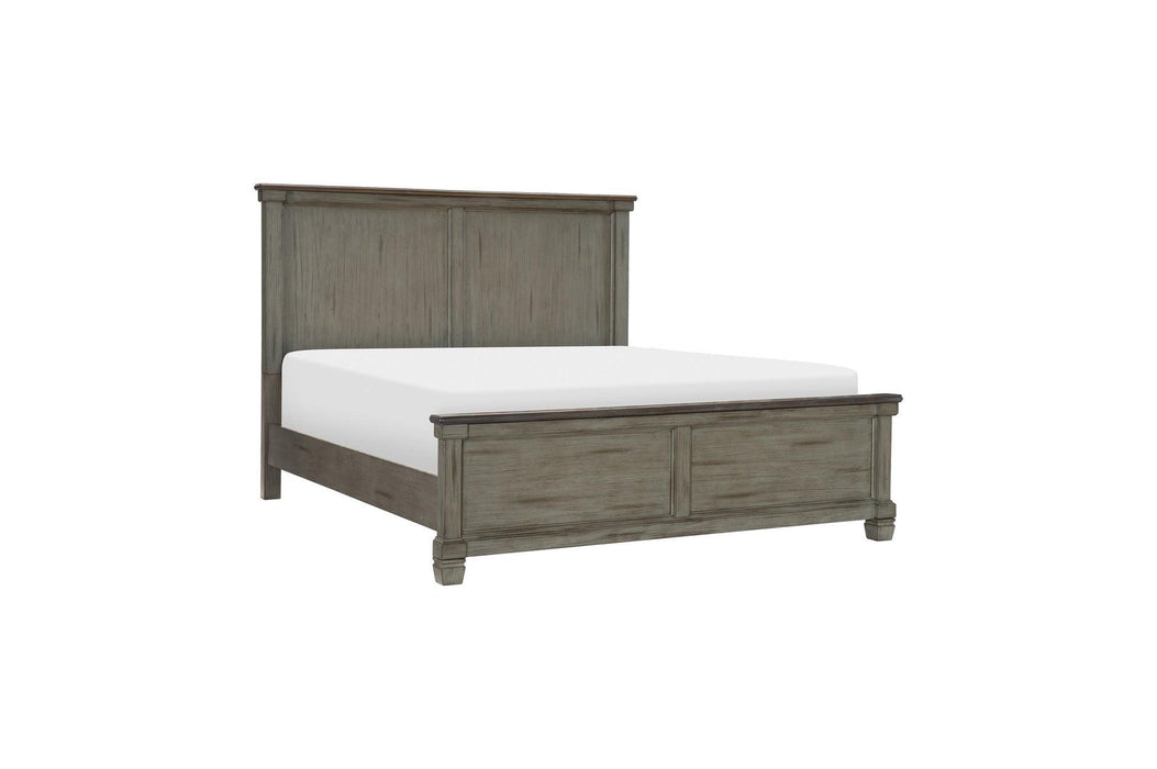 Weaver 6 Piece Eastern King Bedroom Set In Antique Gray 1626Gyk-1Ek-6Set | Homelegance