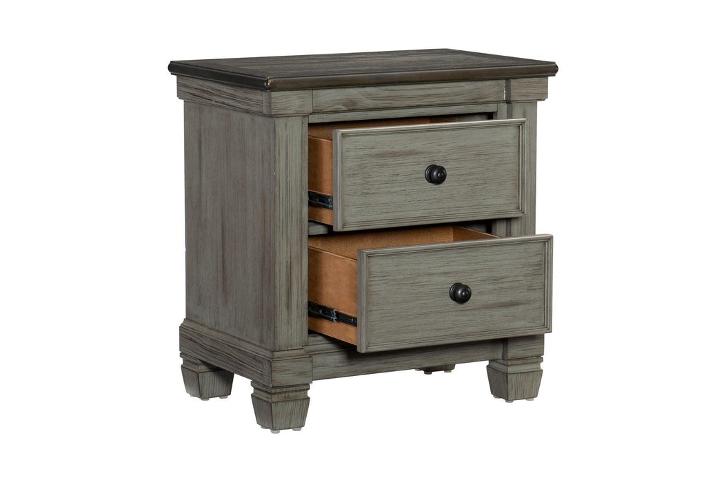 Weaver 5 Piece Queen Bedroom Set In Antique Gray 1626Gy-1-5Set | Homelegance