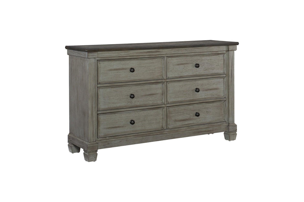 Weaver 5 Piece Queen Bedroom Set In Antique Gray 1626Gy-1-5Set | Homelegance