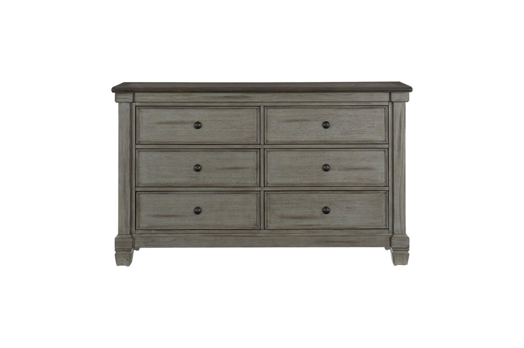 Weaver 5 Piece Eastern King Bedroom Set In Antique Gray 1626Gyk-1Ek-5Set | Homelegance