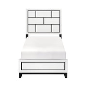 1645WHT-1* (2) Twin Bed - 1645WHT-1*