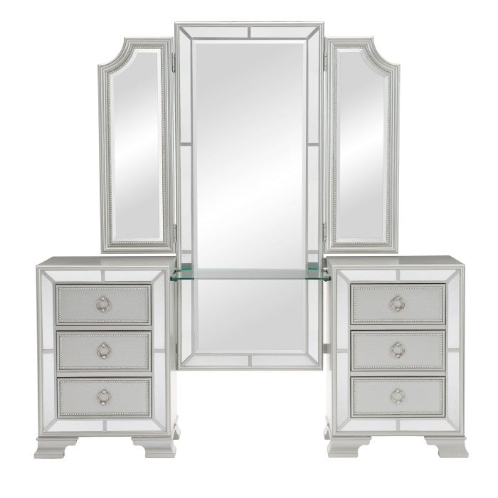 1646-15* (3)Vanity Dresser with Mirror - 1646-15*