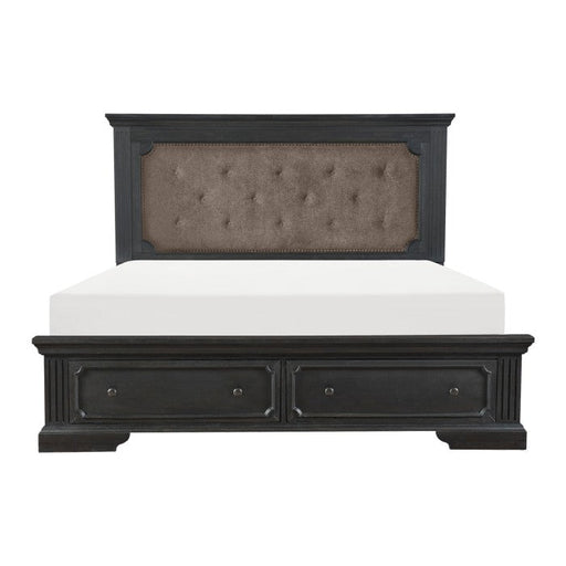 1647-1* (3)Queen Platform Bed with Footboard Storage - 1647-1*