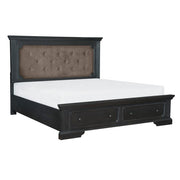 1647K-1EK* (3)Eastern King Platform Bed with Footboard Storage - 1647K-1EK*