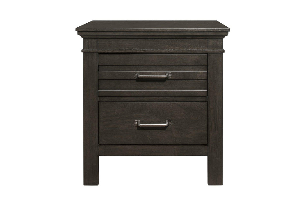 Blaire Farm 3 Piece Queen Bedroom Set In Charcoal Gray 1675-1-3Set | Homelegance