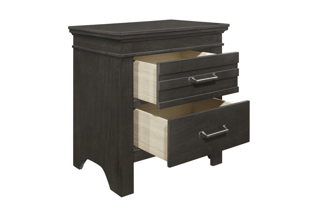 Blaire Farm 3 Piece Queen Bedroom Set In Charcoal Gray 1675-1-3Set | Homelegance