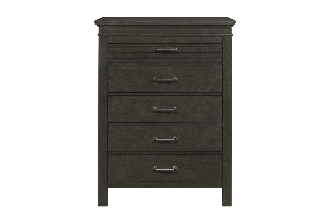 Blaire Farm 6 Piece Queen Bedroom Set In Charcoal Gray 1675-1-6Set | Homelegance