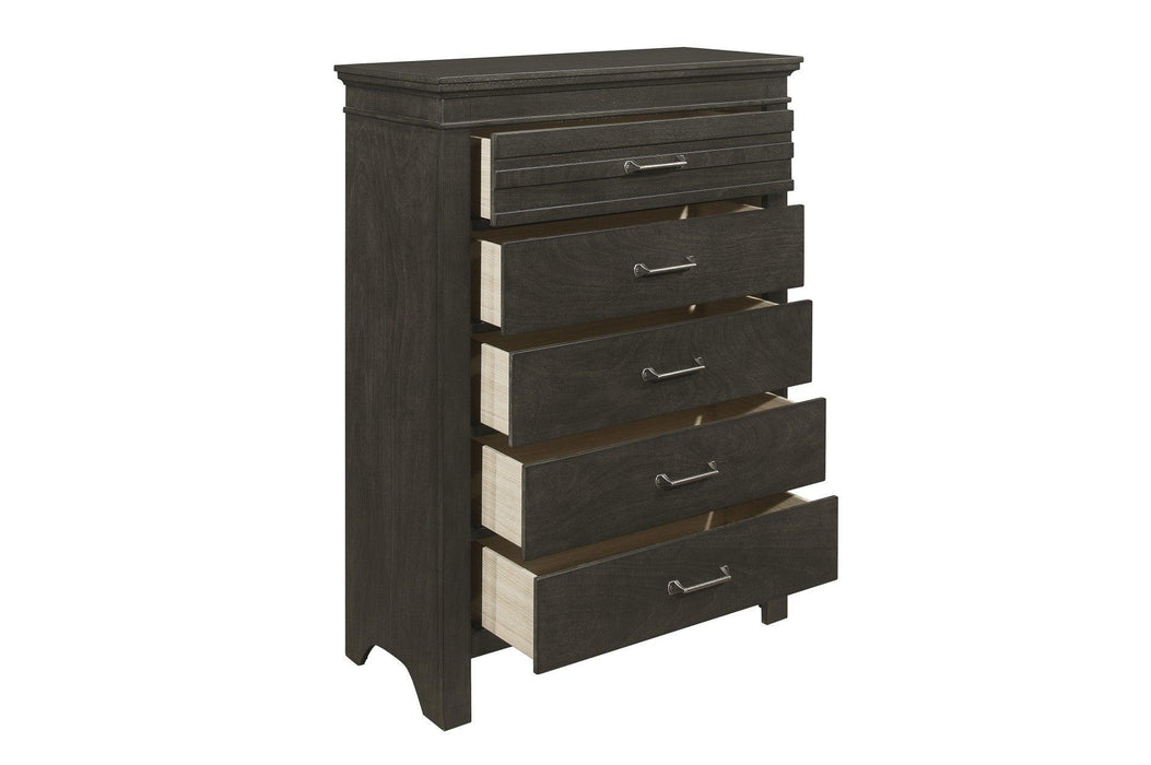 Blaire Farm 6 Piece Queen Bedroom Set In Charcoal Gray 1675-1-6Set | Homelegance