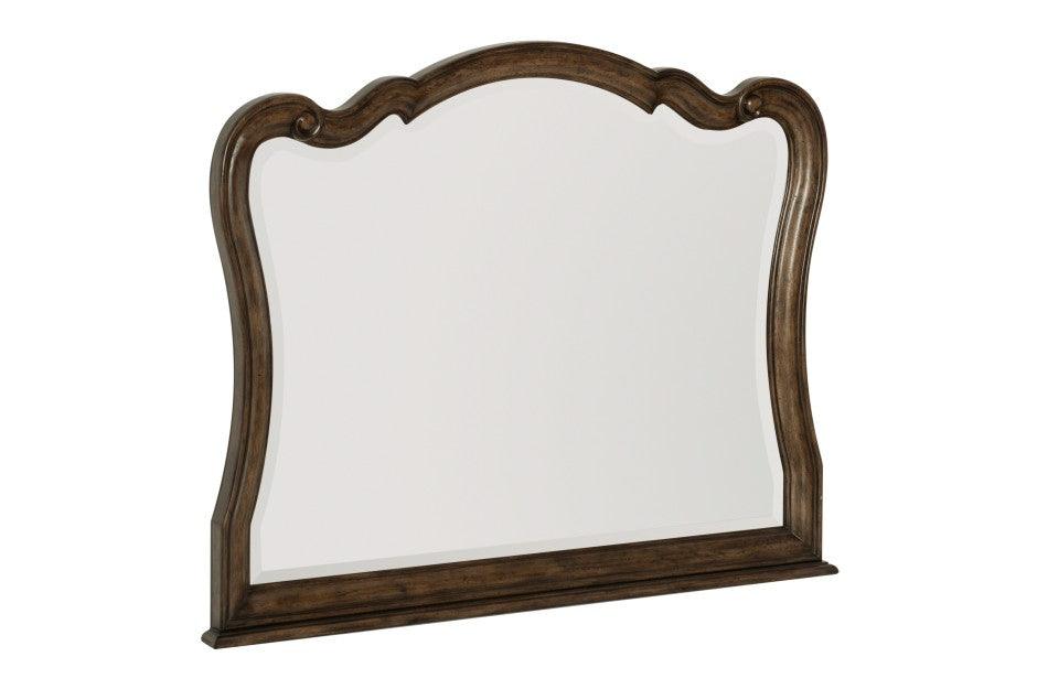 Heath Court Dresser And Mirror In Brown Oak 1682-Dm | Homelegance