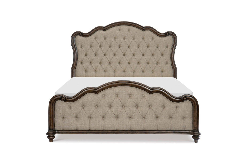 Heath Court Eastern King Bed In Brown Oak 1682K-1Ek | Homelegance