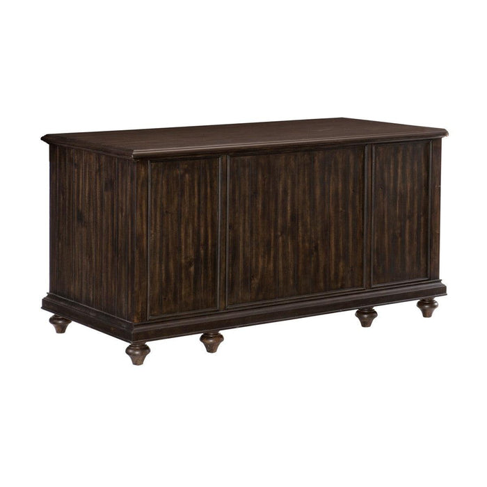 Cardano Executive Desk In Driftwood Charcoal 1689-17 | Homelegance