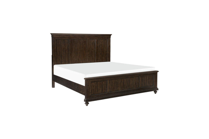 Cardano Eastern King Bed In Driftwood Charcoal 1689K-1Ek* | Homelegance