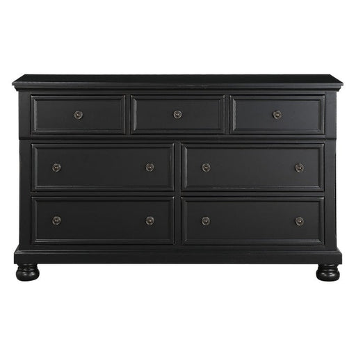 1714BK-5 Dresser, Hidden Drawer - 1714BK-5