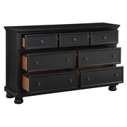 1714BK-5 Dresser, Hidden Drawer - 1714BK-5