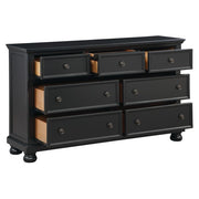 1714BK-5 Dresser, Hidden Drawer - 1714BK-5