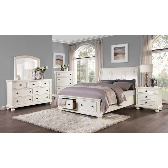 1714W-4 Night Stand, Hidden Drawer - 1714W-4