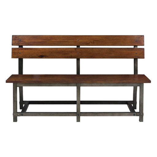 1715-24BH Counter Height Bench with Back - 1715-24BH