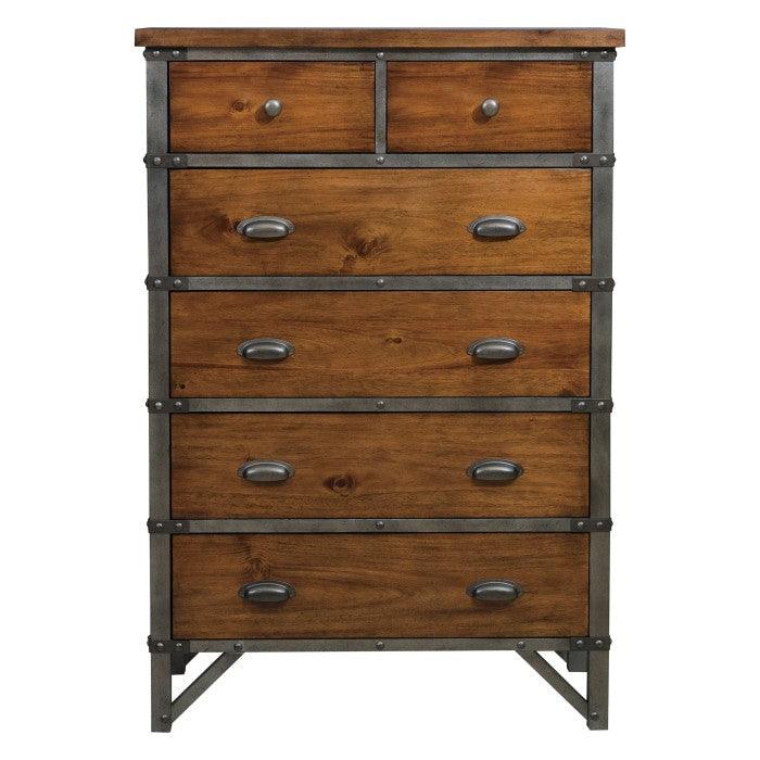 Holverson Brown Milk Crate Chest 1715-9 | Homelegance