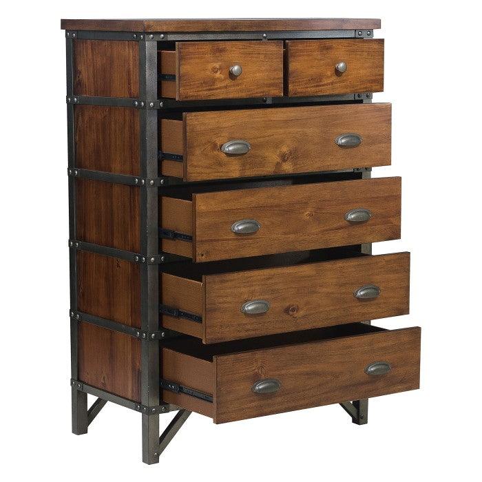 Holverson Brown Milk Crate Chest 1715-9 | Homelegance