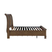 1718BR-1* (3) Queen Platform Bed with Footboard Storage - 1718BR-1*