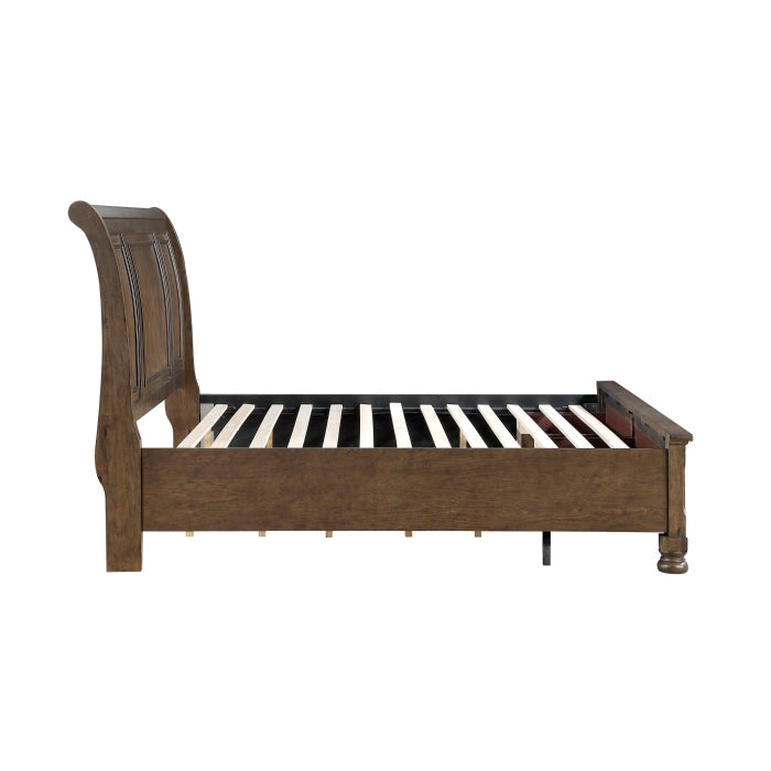 1718KBR-1CK* (3) California King Platform Bed with Footboard Storage - 1718KBR-1CK*