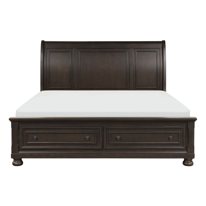 1718KGY-1CK* (3)California King Platform Bed with Footboard Storage - 1718KGY-1CK*