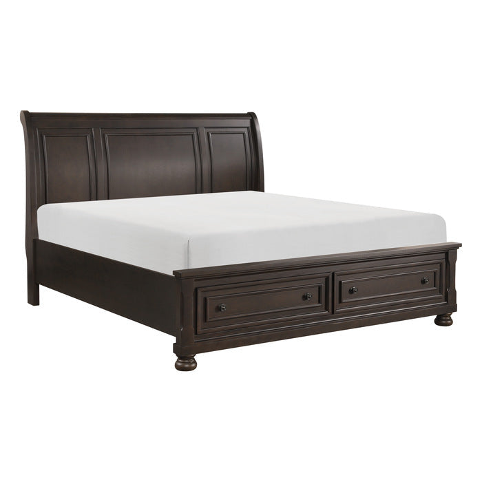 1718KGY-1CK* (3)California King Platform Bed with Footboard Storage - 1718KGY-1CK*