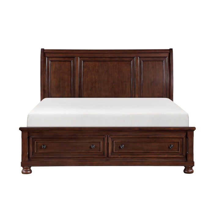 1718NC-1* (3) Queen Platform Bed with Footboard Storage - 1718NC-1*