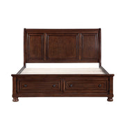 1718NC-1* (3) Queen Platform Bed with Footboard Storage - 1718NC-1*