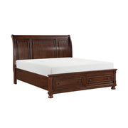 1718NC-1* (3) Queen Platform Bed with Footboard Storage - 1718NC-1*