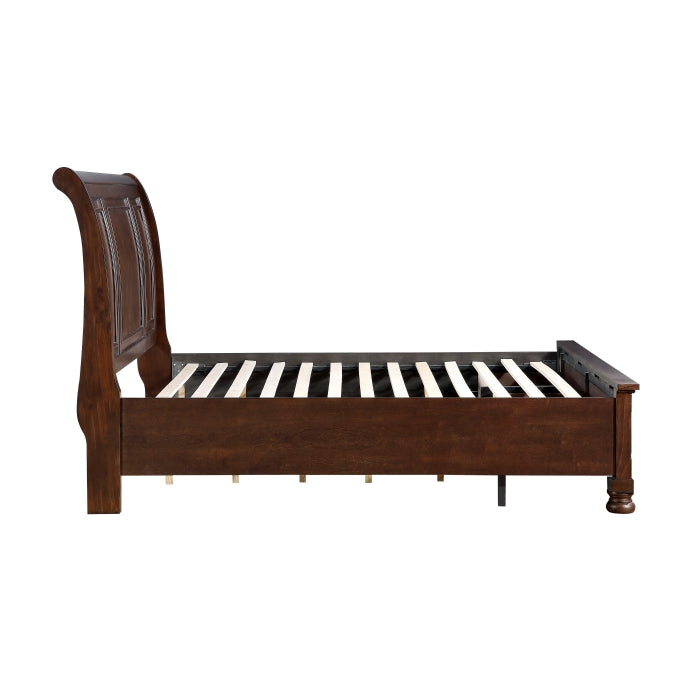 1718NC-1* (3) Queen Platform Bed with Footboard Storage - 1718NC-1*