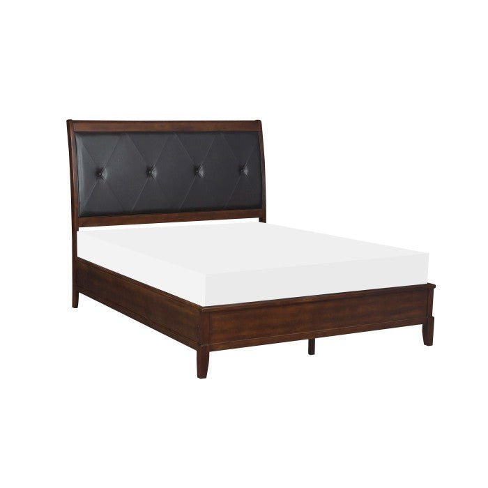 Cotterill Cherry 3 Piece Queen Panel Bedroom Set 1730-1-3 | Homelegance