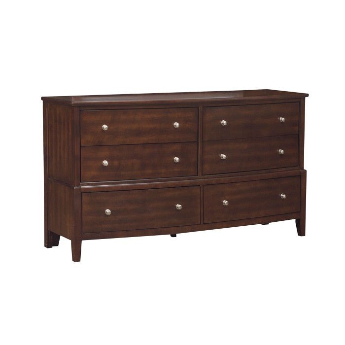 Cotterill Cherry 6 Piece Eastern King Panel Bedroom Set 1730K-1Ek-6 | Homelegance