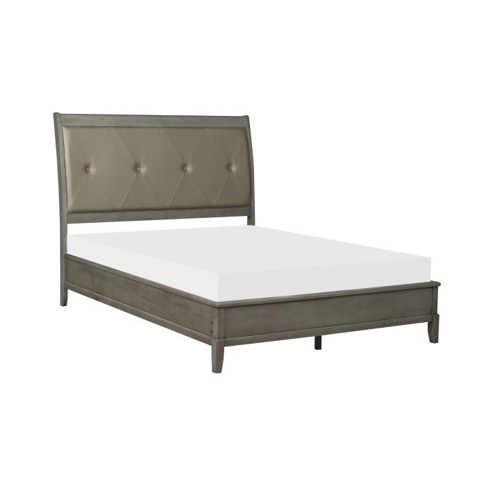 Cotterill Gray 4 Piece Queen Panel Bedroom Set 1730Gy-1-4 | Homelegance