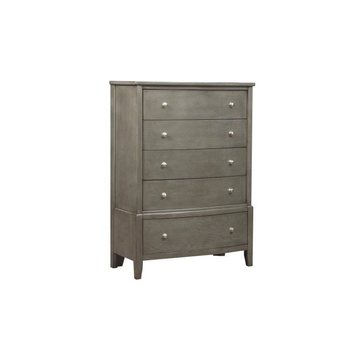 Cotterill Gray 6 Piece Queen Panel Bedroom Set 1730Gy-1-6 | Homelegance