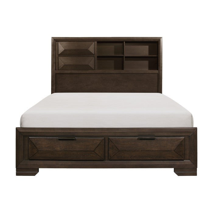 1753K-1EK* (3)Eastern King Platform Bed with Footboard Storage - 1753K-1EK*