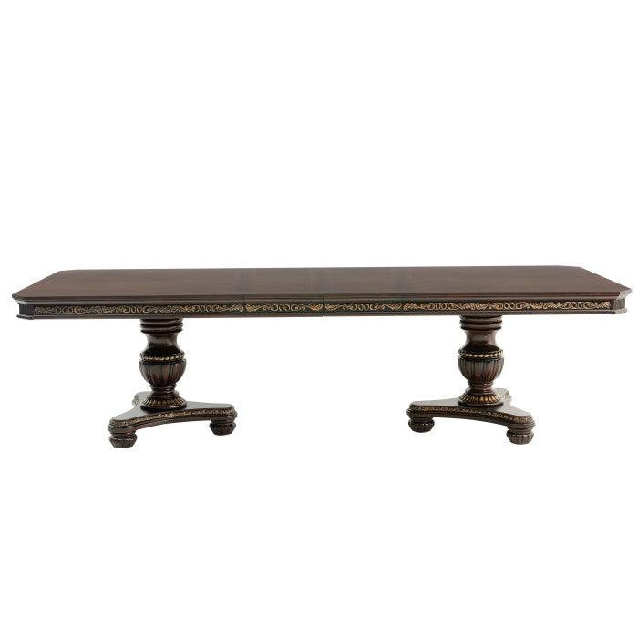 Russian Hill Warm Cherry Extendable Dining Table 1808-112 | Homelegance