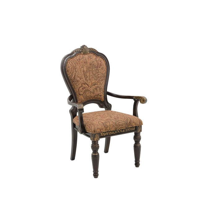 Russian Hill Warm Cherry Arm Chair (Set Of 2) 1808A | Homelegance