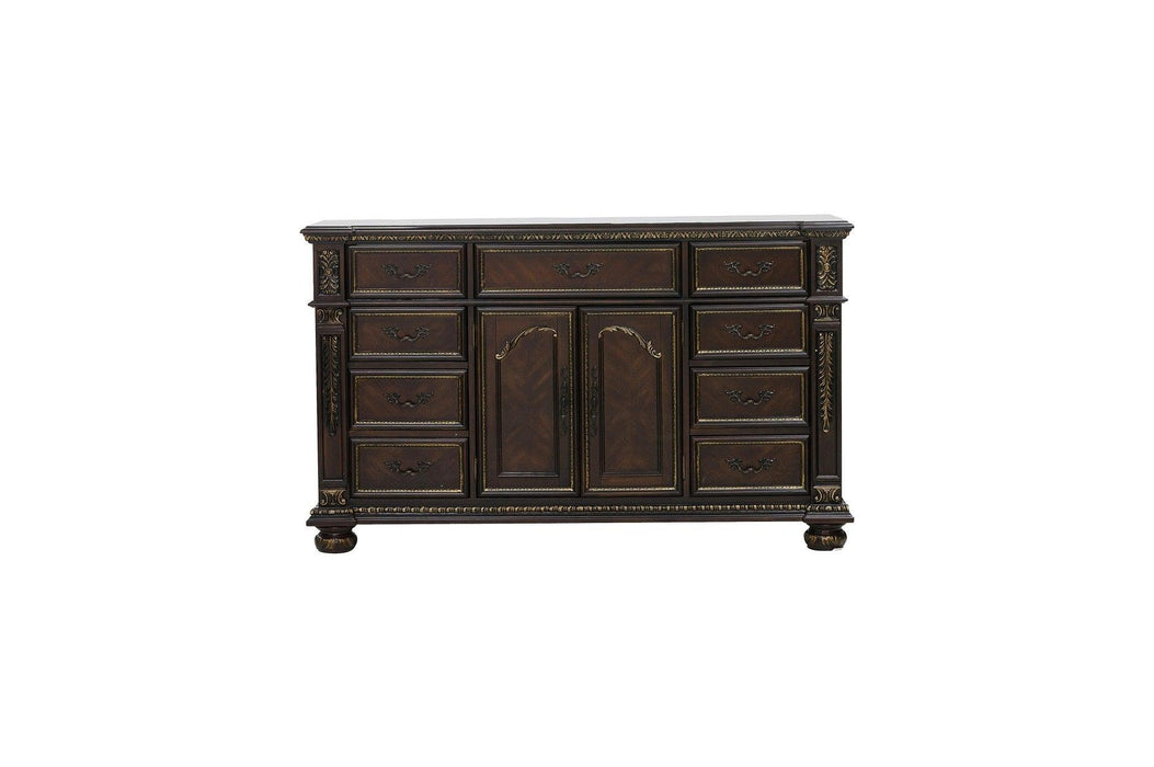 Catalonia 6 Piece Queen Bedroom Set In Dark Cherry 1824-1-6Set | Homelegance