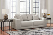 Next-Gen Gaucho Gray 2-Piece Sectional Loveseat -  Ashley - DMV Furniture