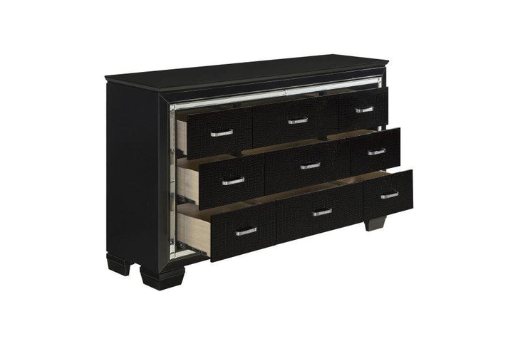 Allura 5 Piece Queen Bedroom Set 1916Bk-1-9 | Homelegance