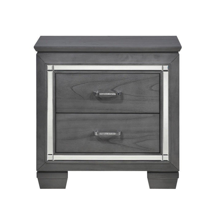 Allura 4 Piece Queen Bedroom Set In Grey 1916Gy-1-4 | Homelegance