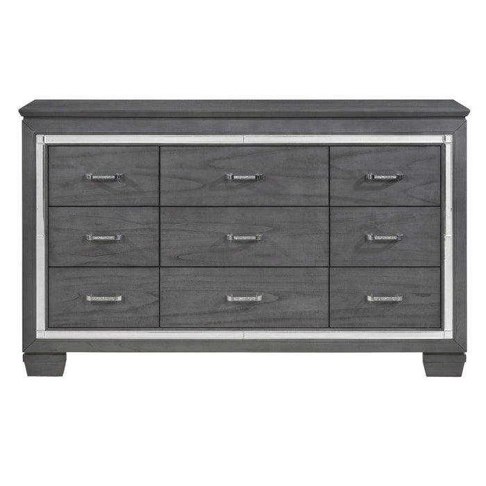 Allura 4 Piece Queen Bedroom Set In Grey 1916Gy-1-4 | Homelegance
