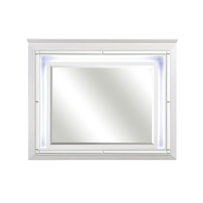 Allura Dresser With Mirror In White -1916W-5-6 | Homelegance