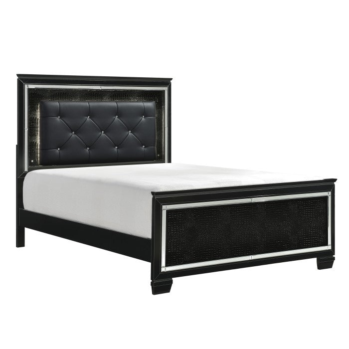 1916BK-1* (3)Queen Bed, LED Lighting - 1916BK-1*