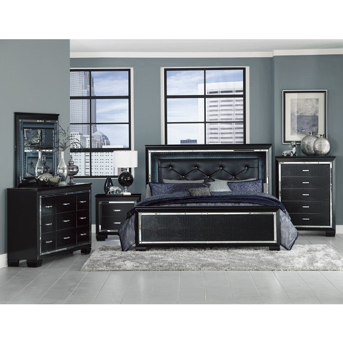 1916BK-1* (3)Queen Bed, LED Lighting - 1916BK-1*