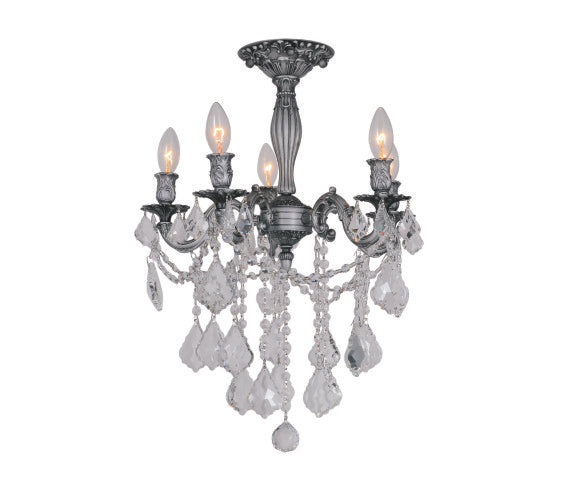 2018F18-5P  18X17  5 LIGHT  PEWTER - 210000004899