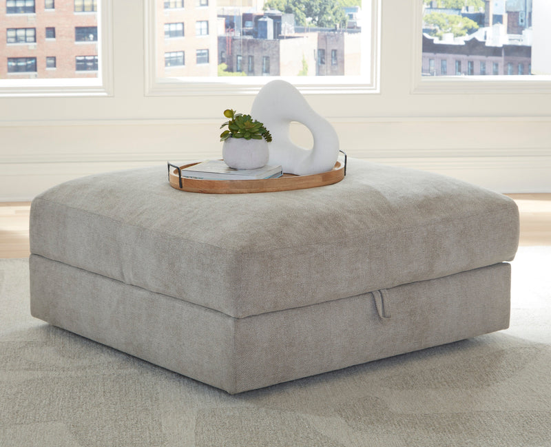 Aslan Court Pebble 6-Piece Sectional with Ottoman from Ashley - DMV Furniture